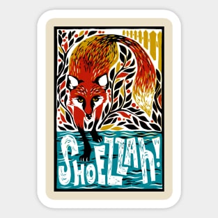 Shoezzah - IT crowd tribute Sticker